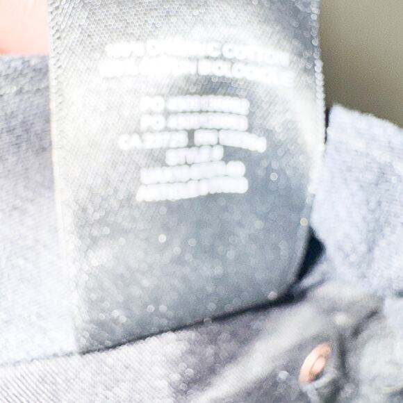 Denim Forum The Joni HIgh Rise Loose Button Fly Denim Jeans Black Size 23 x 29L - Picture 7 of 9